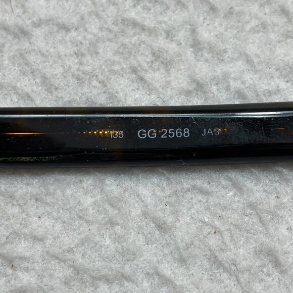 GUCCI Eyeglasses GG 2568 JA3 Tortoise Brown Rectangle 50-15 135 - Picture 10 of 14